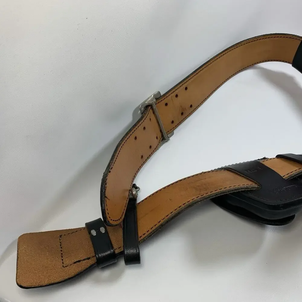Triple K Mixson 71 Leather Duty Belt Size 36 Black w/ Accessories